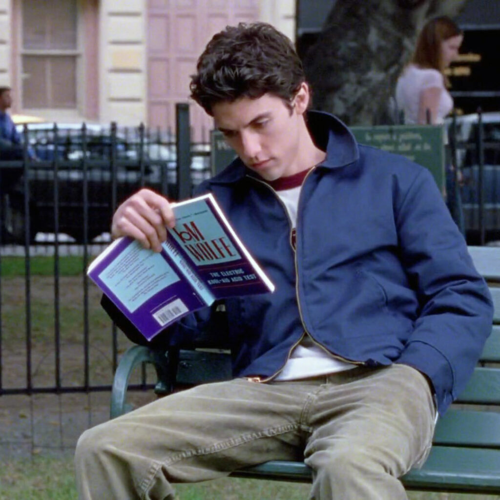 livros abandonados - cena da série gilmore girls